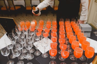 Cocktails are a great way to welcome guests