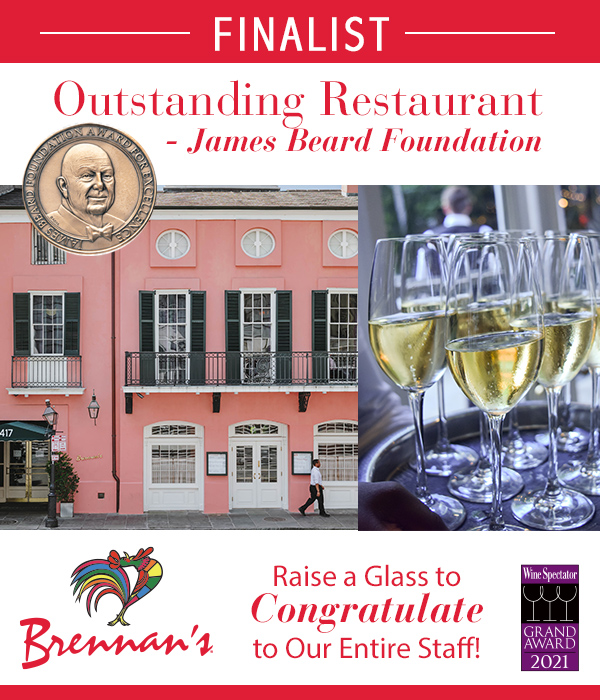 FINALIST Outstanding Restaurant - James Beard Foundation