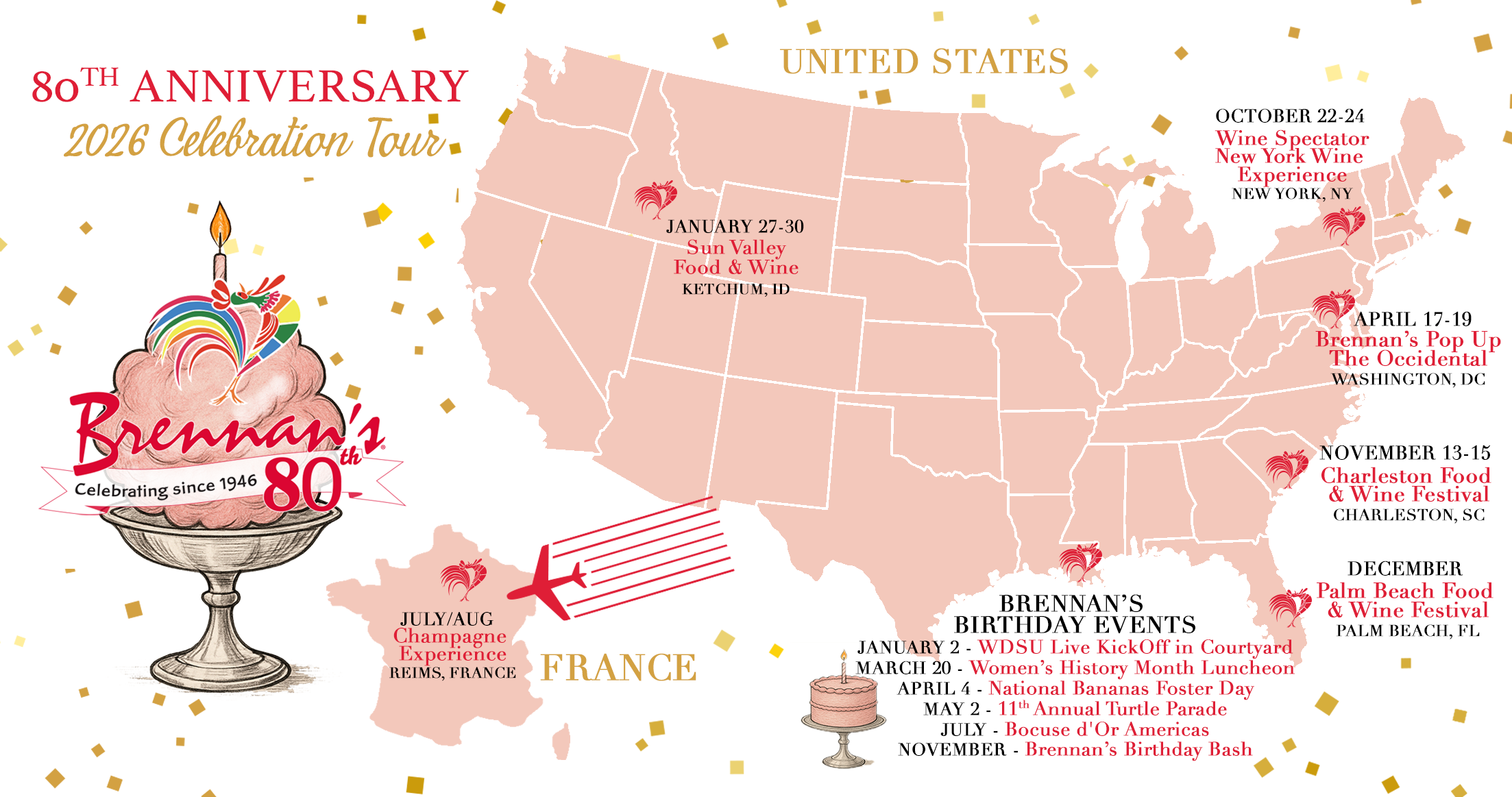 Promotional Image for 80th Celebration Tour!